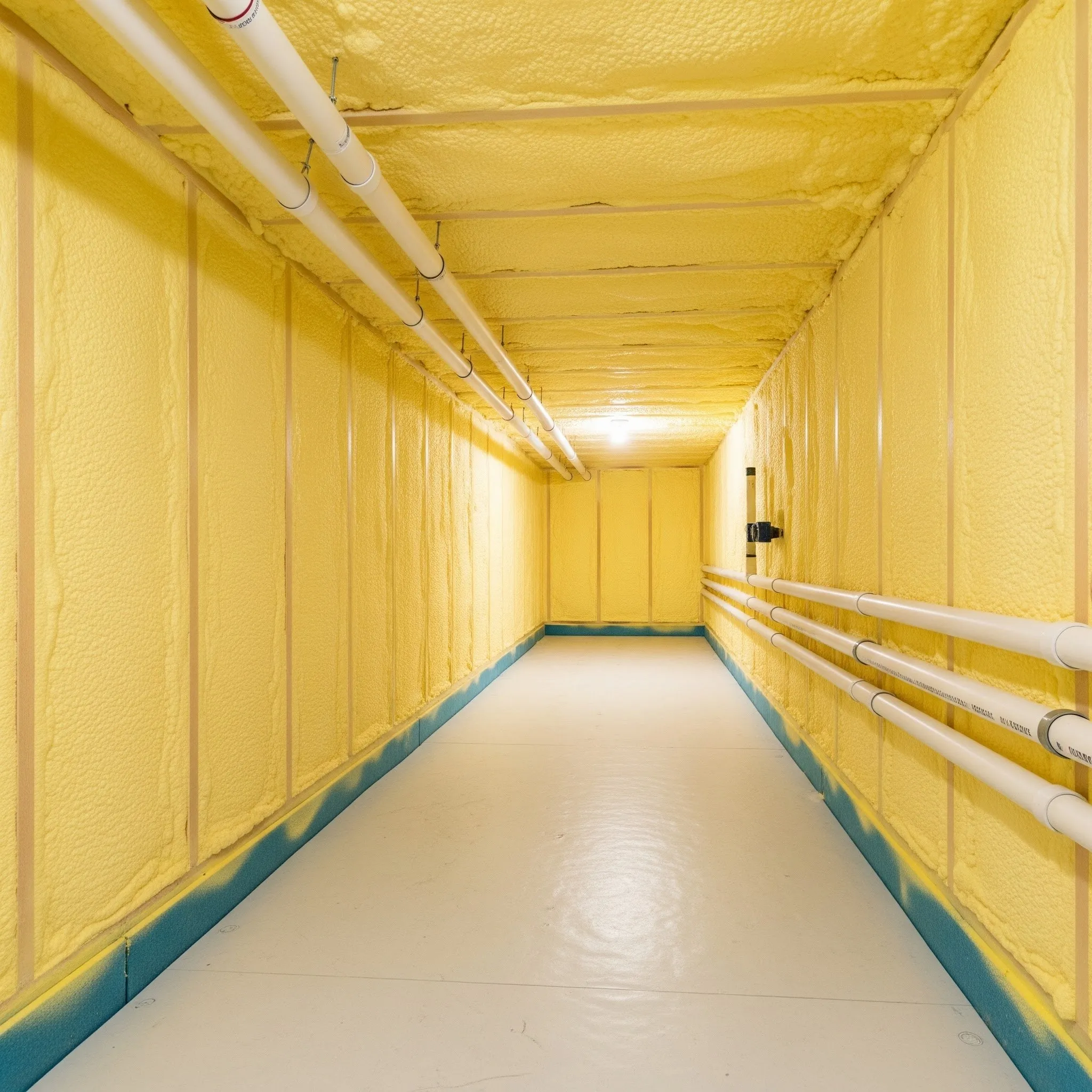 Commercial Spray Foam application view